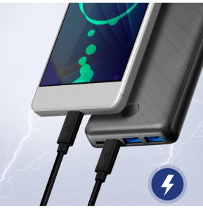 Akyga Câble Micro USB vers Micro USB 60cm Recharge et Synchronisation rapide Noir