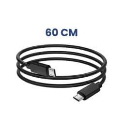 Akyga Câble Micro USB vers Micro USB 60cm Recharge et Synchronisation rapide Noir
