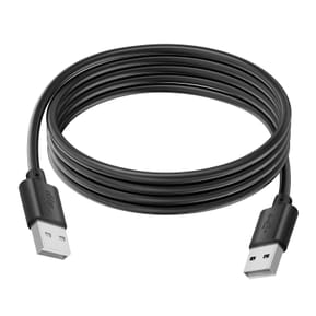 Akyga Câble USB vers USB 2.0 Transfert de Données Rapide Longueur 1.8m Noir