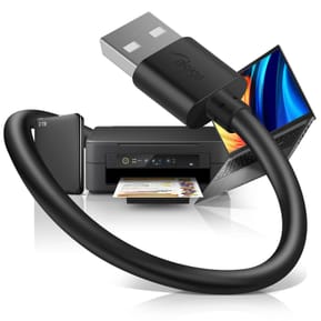 Akyga Câble USB vers USB 2.0 Transfert de Données Rapide Longueur 1.8m Noir — image 4