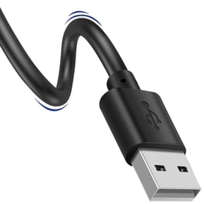 Akyga Câble USB vers USB 2.0 Transfert de Données Rapide Longueur 1.8m Noir — image 5