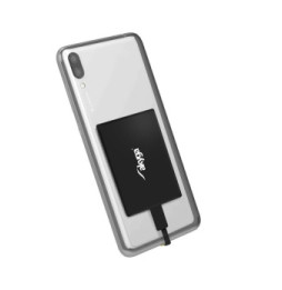 Akyga Nappe de Transformation Charge Sans Fil Qi avec Connecteur Micro USB Noir