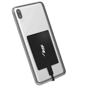 Akyga Nappe de Transformation Charge Sans Fil Qi avec Connecteur Micro USB Noir