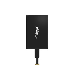 Akyga Nappe de Transformation Charge Sans Fil Qi avec Connecteur Micro USB Noir