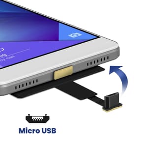 Akyga Nappe de Transformation Charge Sans Fil Qi avec Connecteur Micro USB Noir — image 4