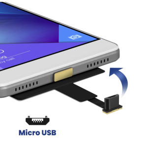 Akyga Nappe de Transformation Charge Sans Fil Qi avec Connecteur Micro USB Noir