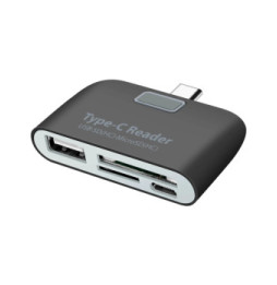 Avizar Adaptateur USB-C vers USB et micro USB, Lecteur Carte SD et micro SD