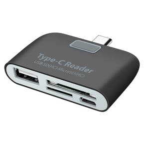 Avizar Adaptateur USB-C vers USB et micro USB, Lecteur Carte SD et micro SD