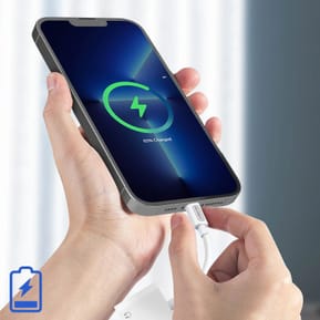 Avizar Adaptateur Audio et Charge iPhone vers Double Lightning Design compact - Blanc — image 3