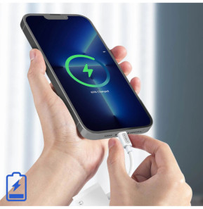 Avizar Adaptateur Audio et Charge iPhone vers Double Lightning Design compact - Blanc