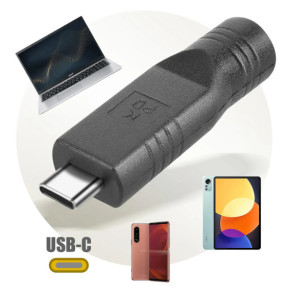 Avizar Adaptateur de Charge DC 7.9 x 5.5mm vers USB-C