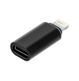 Avizar Adaptateur iPhone Lightning vers USB-C femelle Charge et Synchro - Noir