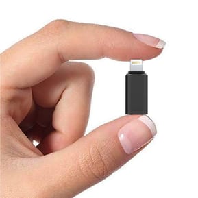 Avizar Adaptateur iPhone Lightning vers USB-C femelle Charge et Synchro - Noir — image 5