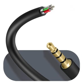 Avizar Adaptateur Jack Mâle 3.5mm vers Jack Femelle 3.5mm Son de Qualité 90mm Noir — image 5