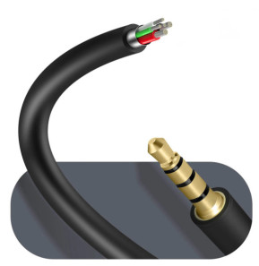 Avizar Adaptateur Jack Mâle 3.5mm vers Jack Femelle 3.5mm Son de Qualité 90mm Noir