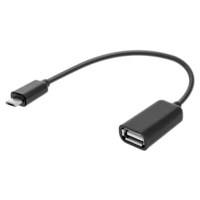 Avizar Adaptateur OTG Micro USB Vers USB Femelle Smartphone / Tablette - Noir — image 2