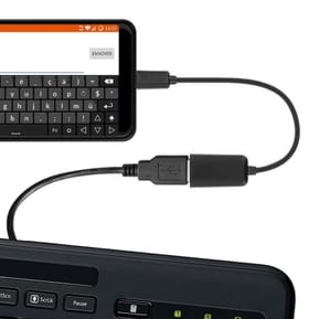 Avizar Adaptateur OTG Micro USB Vers USB Femelle Smartphone / Tablette - Noir — image 3