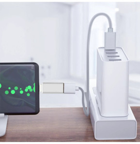Avizar Adaptateur OTG USB Femelle vers USB-C Mâle Synchronisation Compact Argenté