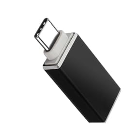 Avizar Adaptateur OTG USB Femelle vers USB-C Mâle Synchronisation Compact Noir