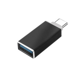 Avizar Adaptateur OTG USB Femelle vers USB-C Mâle Synchronisation Compact Noir