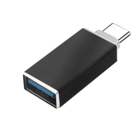 Avizar Adaptateur OTG USB Femelle vers USB-C Mâle Synchronisation Compact Noir — image 2