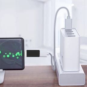 Avizar Adaptateur OTG USB Femelle vers USB-C Mâle Synchronisation Compact Noir — image 5