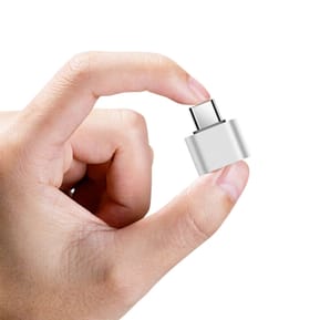 Avizar Adaptateur pour MacBook USB C Mâle vers USB 2.0 Femelle 480 Mbps Argent — image 4