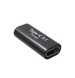 Avizar Adaptateur Rallonge USB-C Femelle vers USB-C Femelle Design Compact Noir