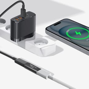 Avizar Adaptateur Rallonge USB-C Femelle vers USB-C Femelle Design Compact Noir — image 4