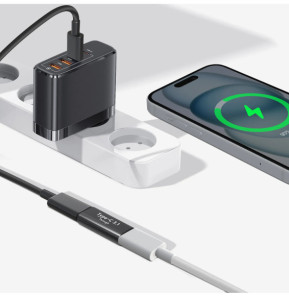 Avizar Adaptateur Rallonge USB-C Femelle vers USB-C Femelle Design Compact Noir