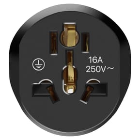 Avizar Adaptateur Universel de Voyage EU vers UK / AU / USA / CN Compact Noir — image 2