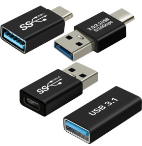 Avizar Adaptateur USB C + USB, Pack de 4...