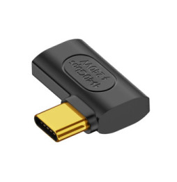 Avizar Adaptateur USB C Mâle vers Femelle Coudé Latéral Charge 240W Synchro 40Gbps Vidéo 8K