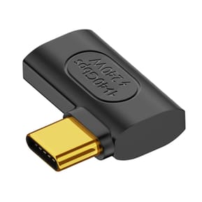 Avizar Adaptateur USB C Mâle vers Femelle Coudé Latéral Charge 240W Synchro 40Gbps Vidéo 8K — image 2