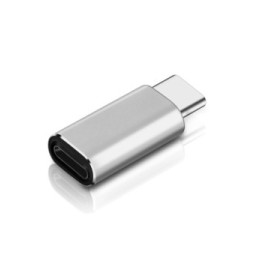 Avizar Adaptateur USB C mâle vers Lightning Femelle Charge et Synchronisation - Argenté