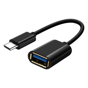 Avizar Adaptateur USB Femelle vers USB-C Mâle Connexion Fluide Compact Noir — image 2