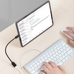 Avizar Adaptateur USB Femelle vers USB-C Mâle Connexion Fluide Compact Noir — image 3