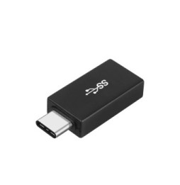 Avizar Adaptateur USB-A Femelle vers USB-C Mâle Ultra-compact Noir