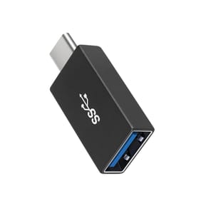 Avizar Adaptateur USB-A Femelle vers USB-C Mâle Ultra-compact Noir — image 2