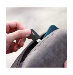 Avizar Adaptateur USB-A Femelle vers USB-C Mâle Ultra-compact Noir