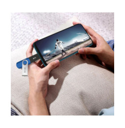 Avizar Adaptateur USB-A Femelle vers USB-C Mâle Ultra-compact Noir