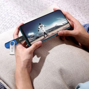 Avizar Adaptateur USB-A Femelle vers USB-C Mâle Ultra-compact Noir — image 4