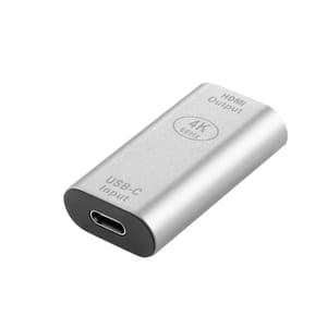 Avizar Adaptateur USB-C femelle vers HDMI femelle 4K Design Compact Argent — image 2