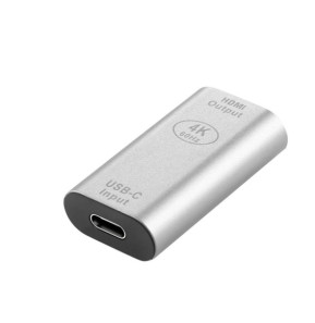 Avizar Adaptateur USB-C femelle vers HDMI femelle 4K Design Compact Argent