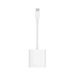Avizar Adaptateur USB-C vers Ethernet + USB-C Charge et Connexion internet stable Blanc