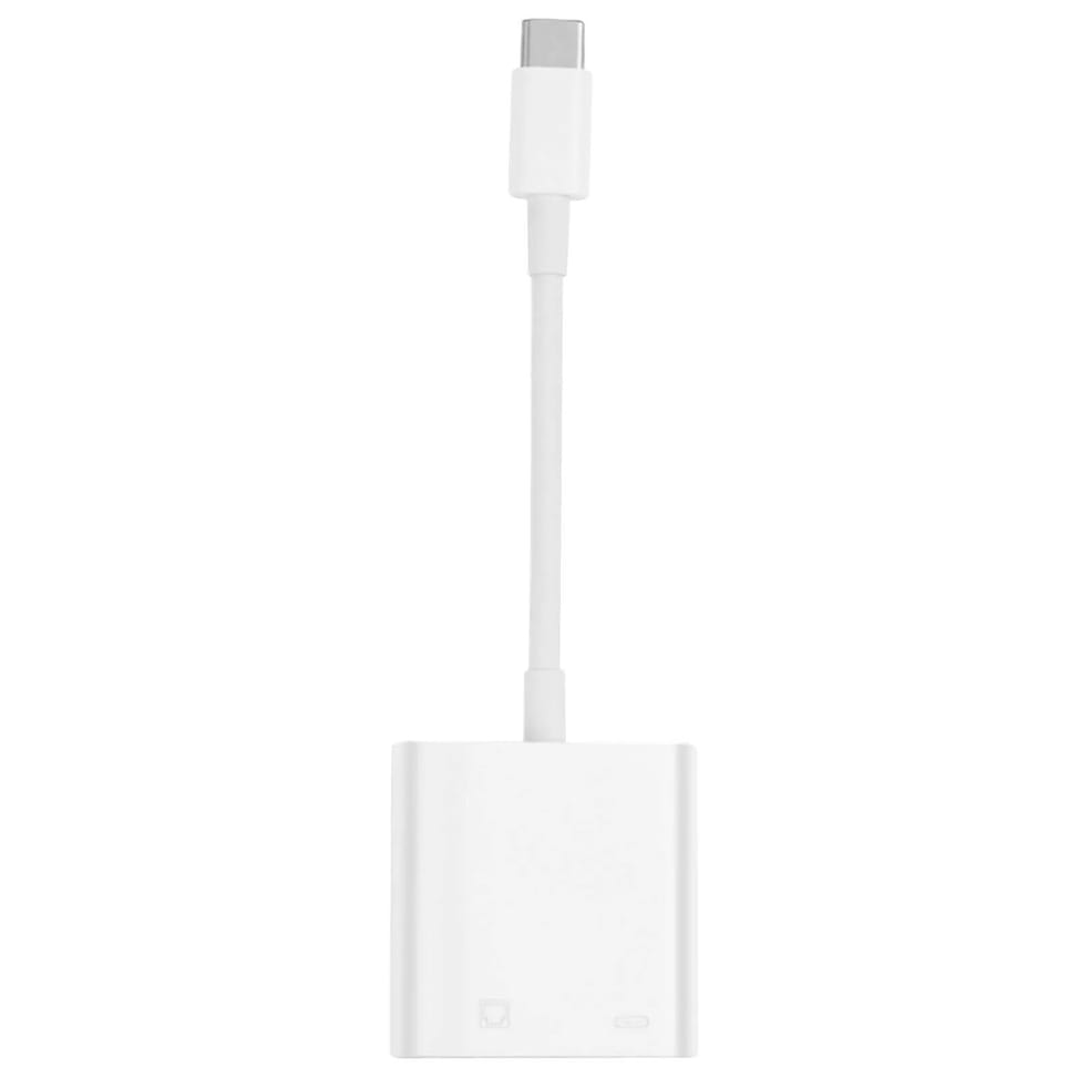 Avizar Adaptateur USB-C vers Ethernet + USB-C Charge et Connexion internet stable Blanc — image 2