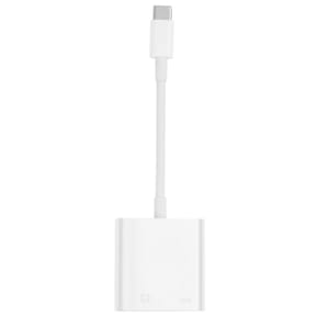 Avizar Adaptateur USB-C vers Ethernet + USB-C Charge et Connexion internet stable Blanc — image 2