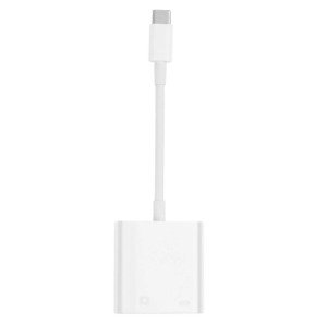 Avizar Adaptateur USB-C vers Ethernet + USB-C Charge et Connexion internet stable Blanc