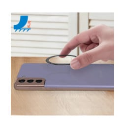 Avizar Anneau MagSafe Adhésif Métallique pour Charge Sans-fil Magnétique Noir
