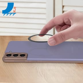 Avizar Anneau MagSafe Adhésif Métallique pour Charge Sans-fil Magnétique Noir — image 3